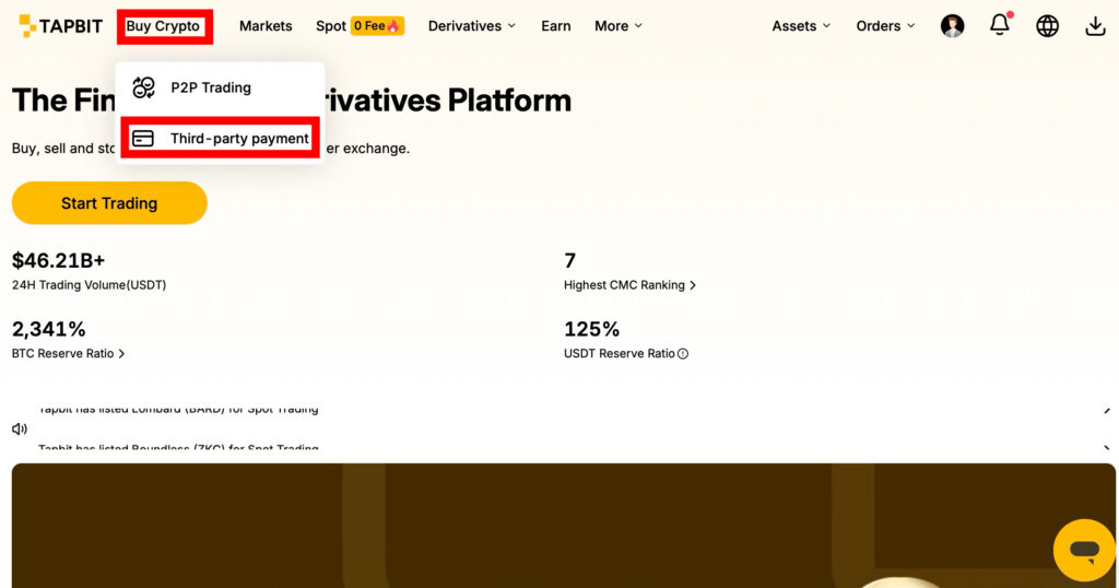 Home page - Buy Crypto