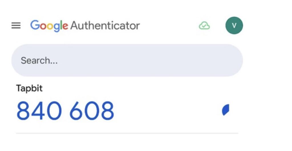 Home page of Authenticator