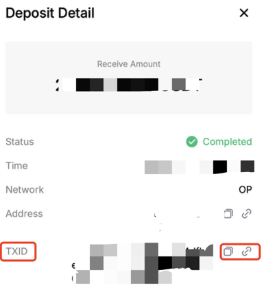 Deposit details