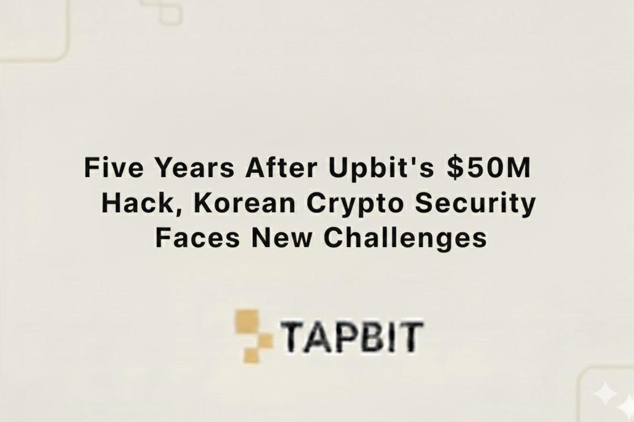 Five Years After Upbit’s $50M Hack, Korean Crypto Security Faces New Challenges