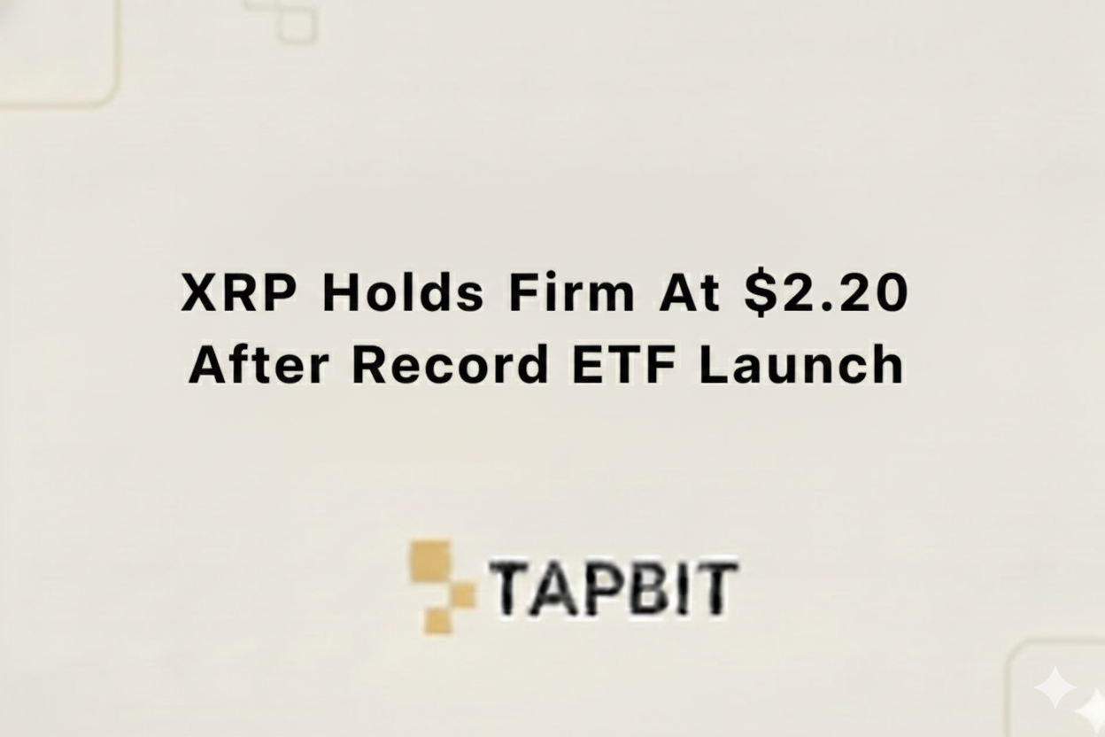 XRP Holds Firm At $2.20 After Record ETF Launch — Is This The Calm Before A $2.50 Breakout?