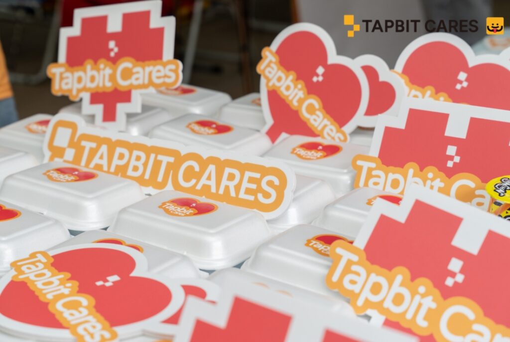 tapbit cares food donation