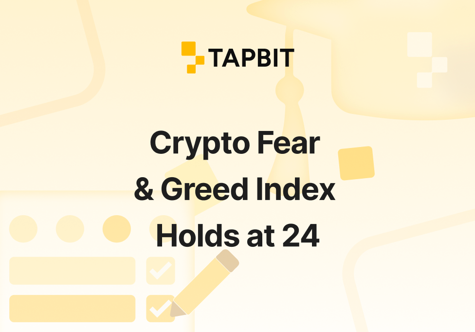 Crypto Fear & Greed Index Holds at 24: Extreme Fear Persists in Late 2025