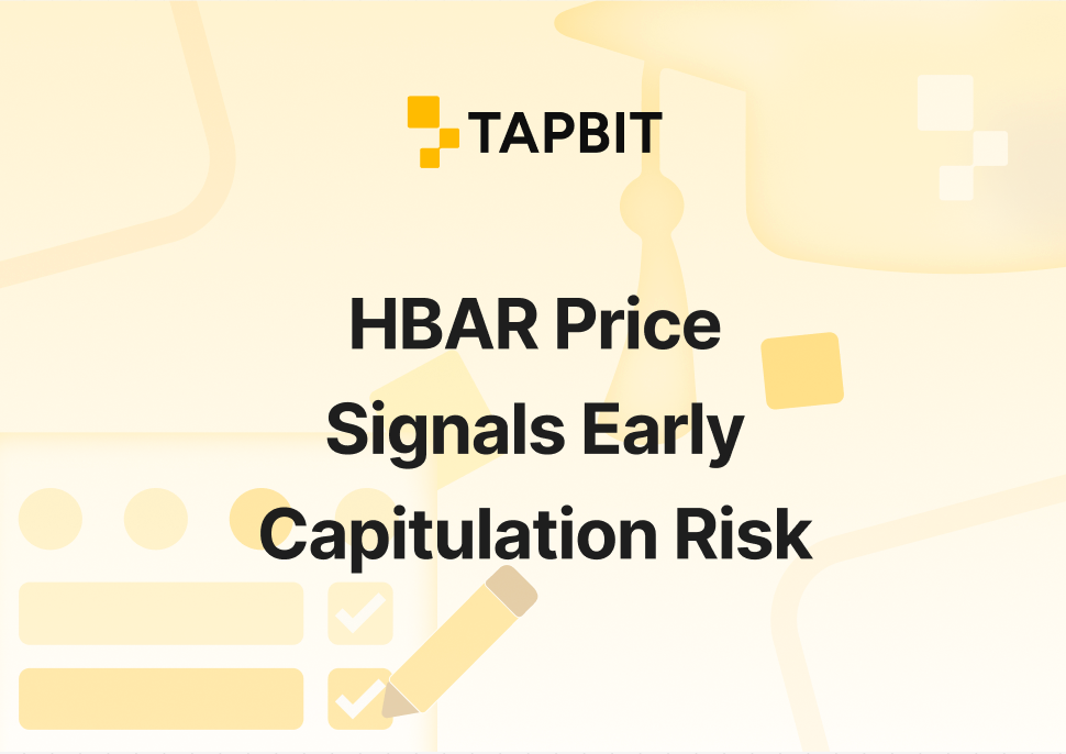 HBAR Price Signals Early Capitulation Risk as Bearish Trend Persists in Late 2025