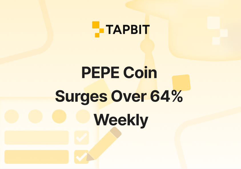 PEPE Coin Surges Over 64% Weekly: Meme Rally Drives Gains to $0.00000769