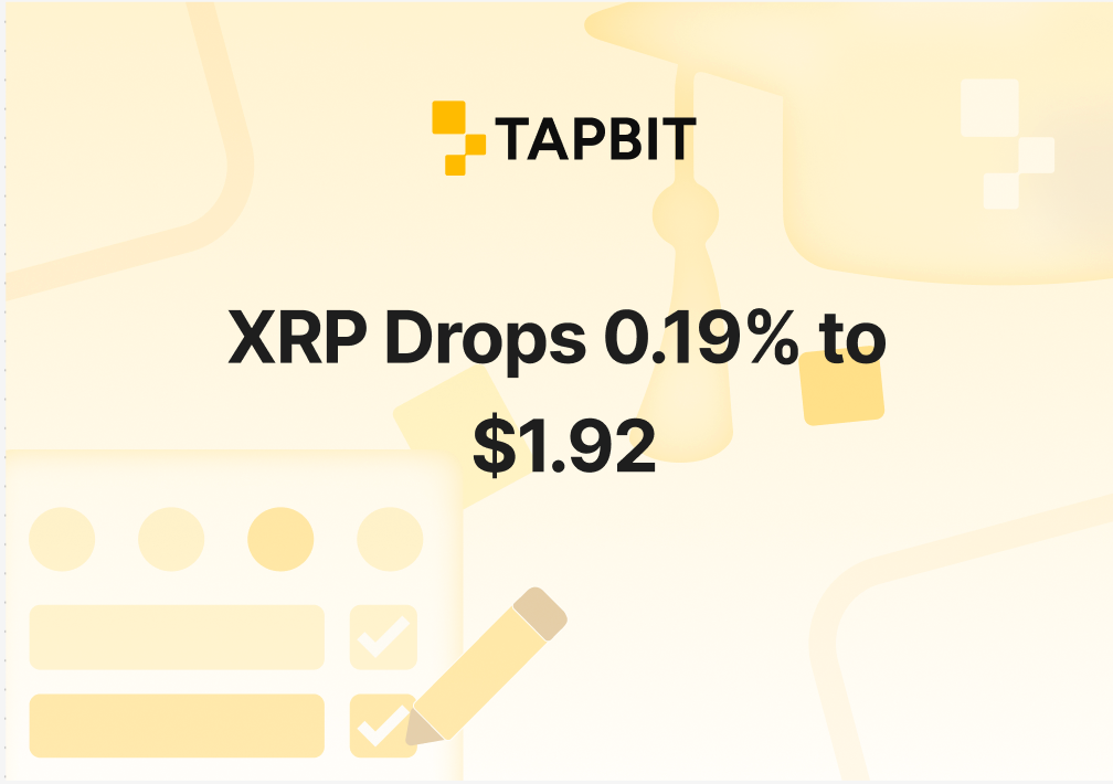 XRP Drops 0.19% to $1.92 Despite Ripple CEO’s 2026 Highs Prediction – Full Analysis