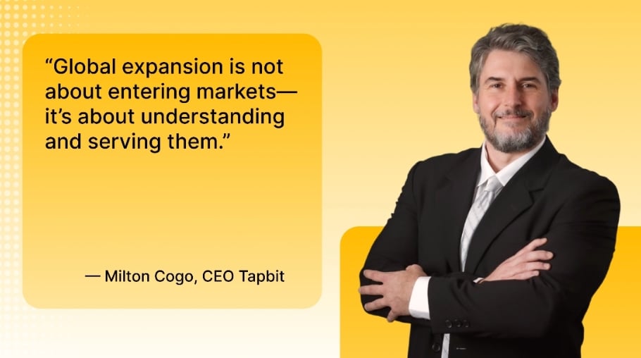 tapbit global expansion